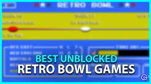 Retro Bowl Unblocked Games- How to Play Retro Bowl