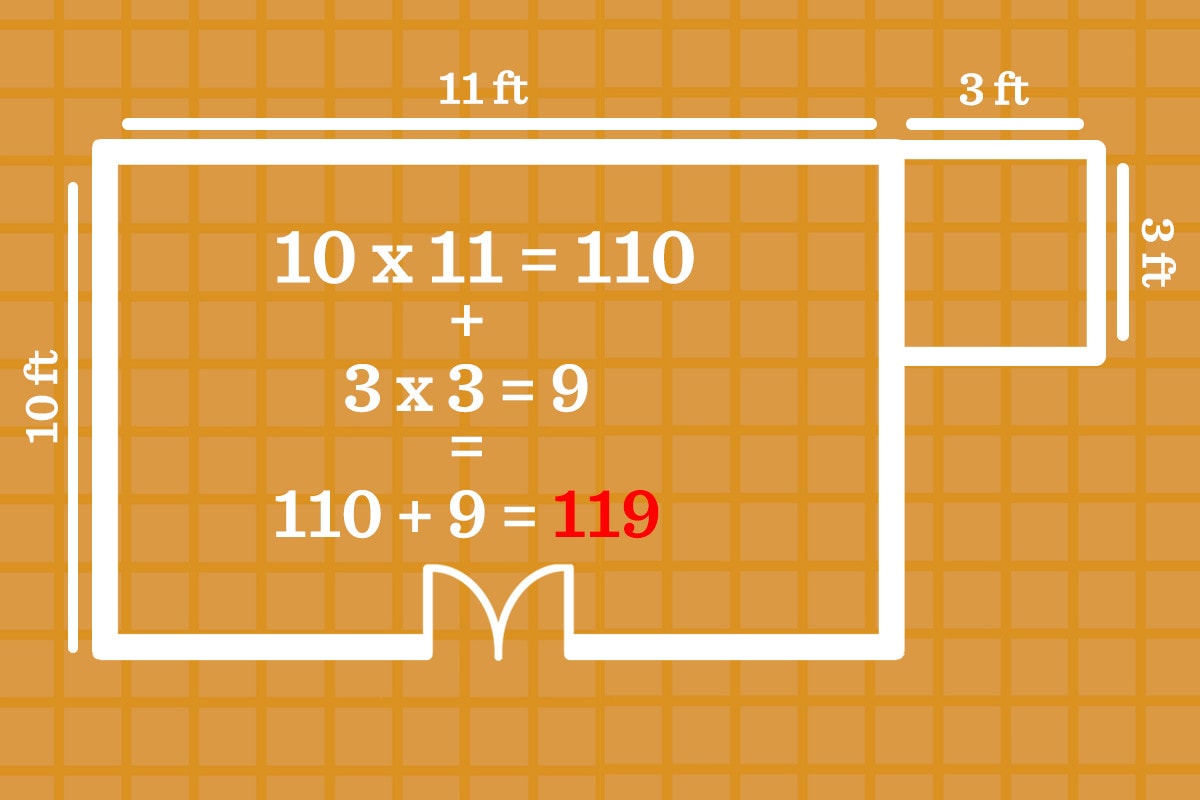 how to calculate square feet of a 2-story house