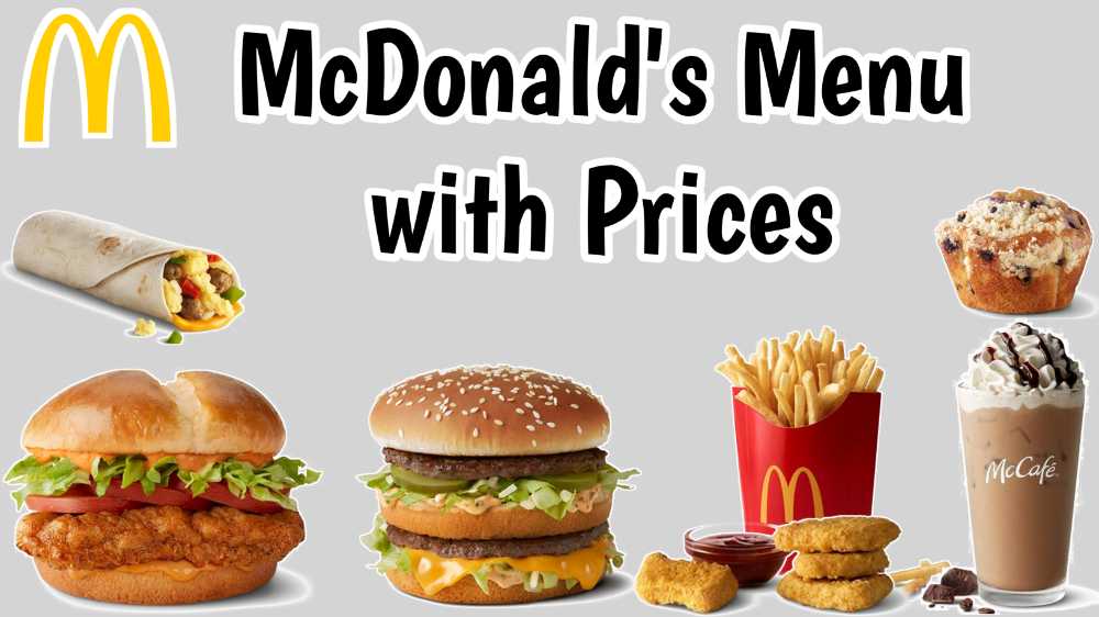 McDonald’s Menu and Prices 2023