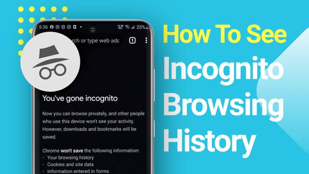 View My Incognito History on Android