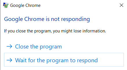Google Chrome Not Responding: A Troubleshooting Guide